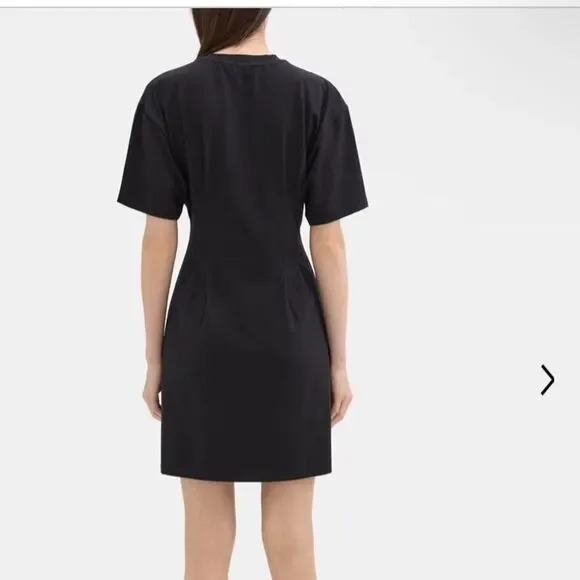 Corset Tee Dress in Stretch Modal Cotton - Picture 3 of 5